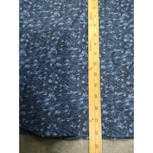 5.11 Tactical Shirt Mens Small Blue Micro Camo Short Sleeve Snap Button Up - Picture 3 of 7